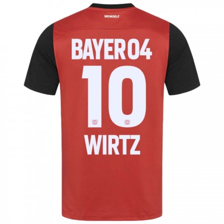 Levné Bayer 04 Leverkusen Florian Wirtz 10 Domácí Fotbalové dresy 2024-25 Krátký Rukáv